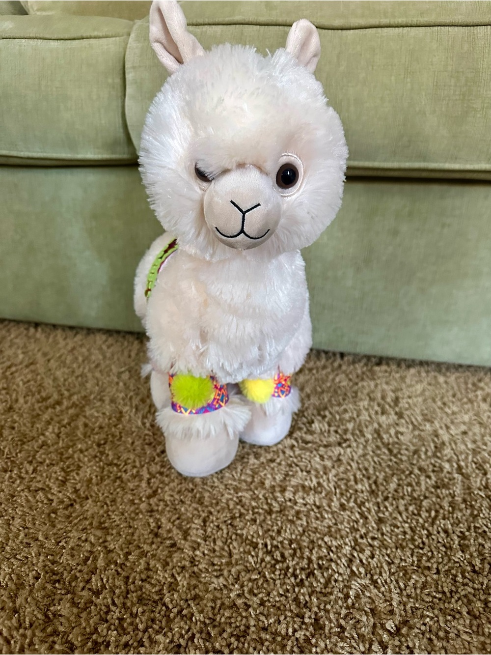 HTF Build A Bear Wooly Alpaca Llama with Outfit